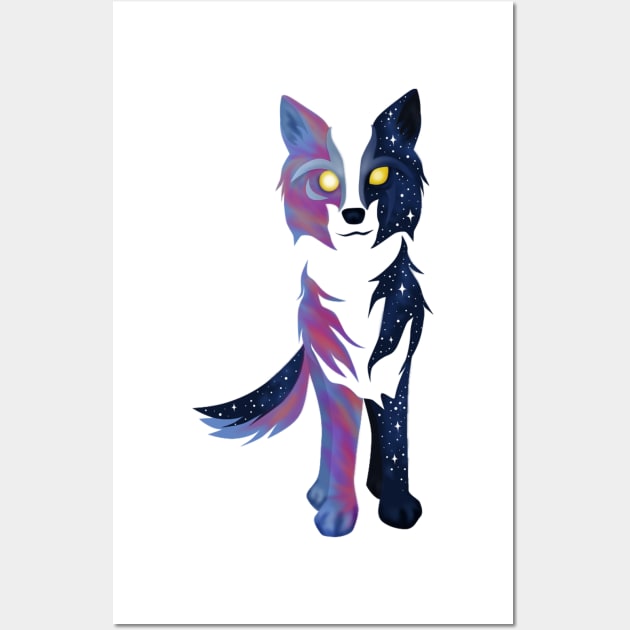 Twilight Sky Wolf Wall Art by SakuraDragon